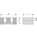 Jergens 80013 JAWS, SOFT, 60MM CENTERING, 2 JAW PAIR  | Midwest Supply Us