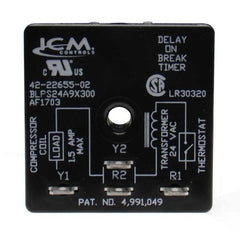 Rheem-Ruud 42-22655-02 Time Delay Relay-DelayOn Break | Midwest Supply Us