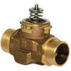Honeywell VCZBE1100 2-WAY 1 1/4 IN. SWEAT CONNECTION VC VALVE ASSEMBLY FOR HYDRONIC WITH 7 CV AND LINEAR FLOW | Midwest Supply Us