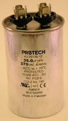 Rheem-Ruud 43-25136-12 35MFD 370V Round Run Capacitor  | Midwest Supply Us