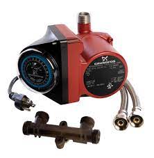 GRUNDFOS UP15-10SU7P TLC - 115v Comfort Pump - Comfort Hot Water Recirculation Pump 3/4" Npt Includes Timer Line Cord Check Valve Tank Fittings 1 Valve & 2 Flex Hoses 00595916 | Midwest Supply Us