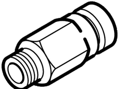 Schneider Electric (Barber Colman) 22-401 Adaptor, brass, for mounting T150 Immersion Transmitter in Barber-Colman AT-201 or AT-203 well. | Midwest Supply Us