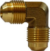 10408 | 3/8 MALE FLARE ELBOW, Brass Fittings, SAE 45 Deg Flare, Forged 90 Deg Flare Elbow | Midland Metal Mfg.