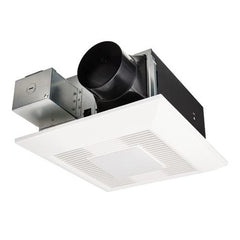 Panasonic FV-0511VFL1K Ventilation Fan Whisper Fit Adjustable Color Temperature 50/80/110 CFM 120 Volt 3-4 Inch Steel | Midwest Supply Us
