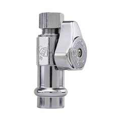 Brasscraft G2CP14X C1 Straight Stop Valve 1/2x3/8 Inch Press Connect x OD Compression | Midwest Supply Us