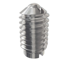 Jergens 11204 BALL PLUNGER, 1/4-28, HF,SS | Midwest Supply Us