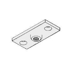 Hangers 41AG0038 Hanger Flange Plate Electro-Galvanized 3/8 Inch Import | Midwest Supply Us