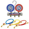 A2LSM5BV | Gauge Manifold Spirit NPF A2L 2 Valve R410A/R448A/R454/R32 5 Feet Hose | Uniweld