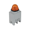 13SBLA24ST-13ARR | 13SBLA24ST-13ARR - Series B, 13mm Pilot Light, Screw Terminal, 24V, LED Amber, Amber Lens, Round | C3 Controls