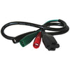 86076 | Cord 24 Inch 3 Wire Test with Female Plug 3 Insulation Clips | Mars Controls