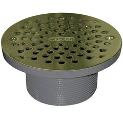 Jones Stephens D56-306 Drain Strainer Plumbest Round Polished Brass 6 Inch PVC | Midwest Supply Us