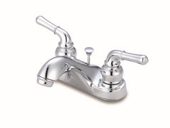 Everflow BGL-B11C Glenford Two Handle Lavatory Faucet With Drain Chrome | Midwest Supply Us