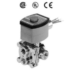 ASCO 8342G003 Solenoid Valve 8342 Brass 3/8" NPT 4 Way Single Solenoid 120AC PTFE | Midwest Supply Us