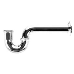 Dearborn Plastic 704BN-1 P-Trap 1-1/2 Inch Chrome 17 Gauge | Midwest Supply Us