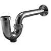 707BN-1 | P-Trap Brass 1-1/4 Inch Chrome 17 Gauge Chrome with Brass Nuts | Dearborn Plastic