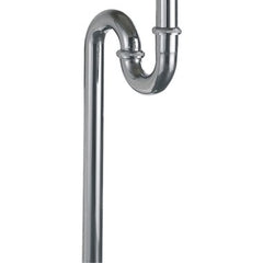 Dearborn Plastic 718-1 S-Trap 1-1/4 x 20-1/2 Inch Less Cleanout 20 Chrome 324CP | Midwest Supply Us