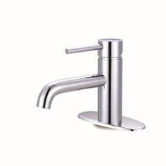 Everflow RTV-V10C Tavo Single Handle Lavatoy Faucet With Optional Deck Plate Chrome | Midwest Supply Us