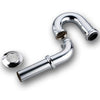 743GDFBN-1 | P-Trap Brass 1-1/2 Inch 17 Gauge Chrome | Dearborn Plastic