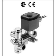ASCO 8300D009U Solenoid Valve 8300 3-Way Brass 3/8 Inch NPT 120 Alternating Current Stainless Steel | Midwest Supply Us