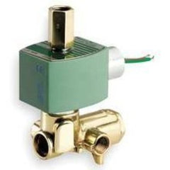 ASCO 8345H003 Solenoid Valve 8345 Brass 1/4" NPT 4 Way Single Solenoid 120AC Nitrile Rubber/Pressure Assisted | Midwest Supply Us