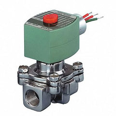 ASCO 8215G030 Solenoid Valve 8215 2-Way Aluminum 3/4 Inch NPT Normally Closed 120 Alternating Current NBR  | Midwest Supply Us