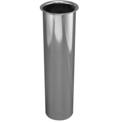 Dearborn Plastic 800-20-1 Tailpiece 1-1/2 x 6 Inch Flanged Polished Chrome Brass 20 Gauge | Midwest Supply Us