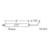 E5-604 | Igniter Set of 2 1/2 x 5-7/8 Inch for Wayne Burners E5-604 | Westwood Products
