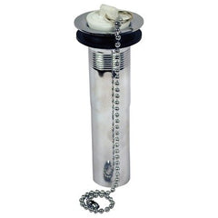 Dearborn Plastic 763K-1 Pull-Out Plug 1-1/4x5" Polished Chrome 22GA Brass 1 Piece Less Overflow | Midwest Supply Us