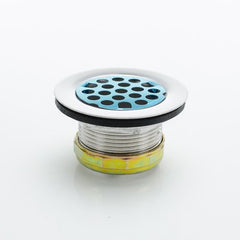Pasco 1371 Drain Strainer Flat Duplex with Zinc Nuts 2 to 2-1/2 Inch Stainless Steel Die Cast Slip Joint | Midwest Supply Us