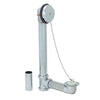 202-1 | Waste and Overflow Assembly Connected Polished Chrome 1-3/8 Inch 22 Gauge Brass for Leg Tubs | Dearborn Plastic
