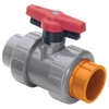 1822-012C | 1-1/4 CPVC TRUE UNION 2000 INDUSTRIAL BALL VALVE SOCKET EPDM | (PG:602) Spears
