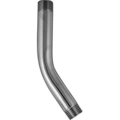 Pasco 11867 Shower Arm with Cast Set Screw Flange Polished Chrome 8 Inch | Midwest Supply Us