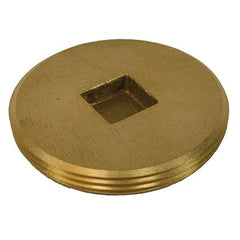 Matco-Norca CPC-350 Cleanout Plug Countersunk Square Head 3-1/2 Inch Brass | Midwest Supply Us