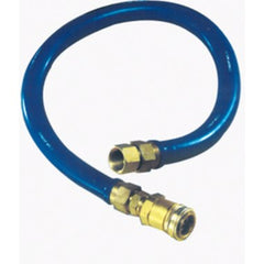 Dormont 1675BPQ36 Gas Connector Safety System 3/4x36" Quick Disconnect Stainless Steel Blue | Midwest Supply Us