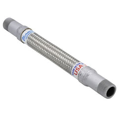 Flex Hose S75-12 Hose Stainless Steel Flex 3/4 x 12 Inch Carbon Steel Schedule 80 MPT | Midwest Supply Us