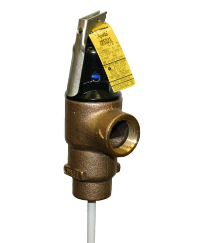 Conbraco 18C5215125 Bronze Relief Valve with 5" Element, 125 psig, 1" (MNPT x FNPT) | Midwest Supply Us