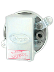 Dwyer Instruments 1910-5 Differential pressure switch | range 1.40-5.5" w.c. | approx. deadband @ min. set point 0.30 | approx. deadband @ max. set point 0.30. | Midwest Supply Us