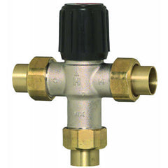 RESIDEO AM102R-US-1/U Mixing Valve AM-1R Proportional 1 Inch Nickel Plated Brass Union Sweat EPDM 150 Pounds per Square Inch | Midwest Supply Us