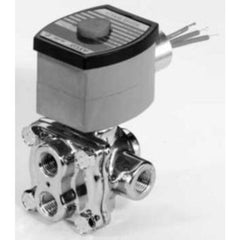 ASCO EF8342G003M Solenoid Valve 8342 4-Way Brass 3/8 Inch NPT 120 Alternating Current NBR | Midwest Supply Us