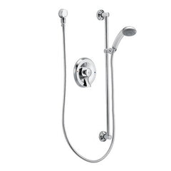 Moen 8346 Handshower System Commercial Posi-Temp with Slide Bar 1 Lever Chrome ADA Metal 2.5 Gallons per Minute | Midwest Supply Us