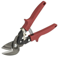 Malco Tools M2006 Offset Snip Left Angles/Straight Lines/5 Inch Diameter Circles 10 Inch x 1-1/4 Inch Grip Red | Midwest Supply Us
