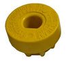 KK38 | END CAP 3/8 ID - YELLOW | Crown Engineering