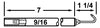 21689-02 | GORDON PIATT ELECTRODE 2/PK | Crown Engineering