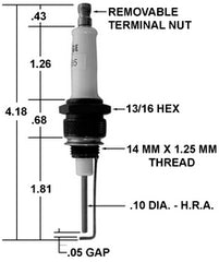 Crown Engineering CA485 IGNITER/REPLACES OJ-21-1 | Midwest Supply Us