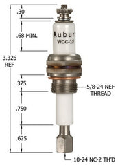 Crown Engineering WCC-12-1 AUBURN LIQUID LEVEL PLUG | Midwest Supply Us