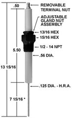 Crown Engineering CA333 IGNITER/IP-19 W/7 15/16" T | Midwest Supply Us