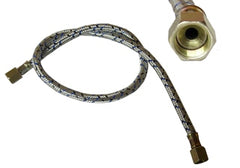 Crown Engineering 43020B BRAIDED HOSE - BULK - 36 L X (2) 3/8" FLARE NPT | Midwest Supply Us