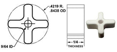 Crown Engineering 17412 SCULLY SPIDER .843 DIA 4 PRONG | Midwest Supply Us