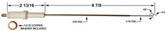 Crown Engineering 27166 RAY OIL BURNER ELECTRODE  | Midwest Supply Us