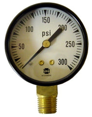 Crown Engineering 41405 PSI GAUGE 0-300 psi, 2" FACE, 1/4 NPT | Midwest Supply Us